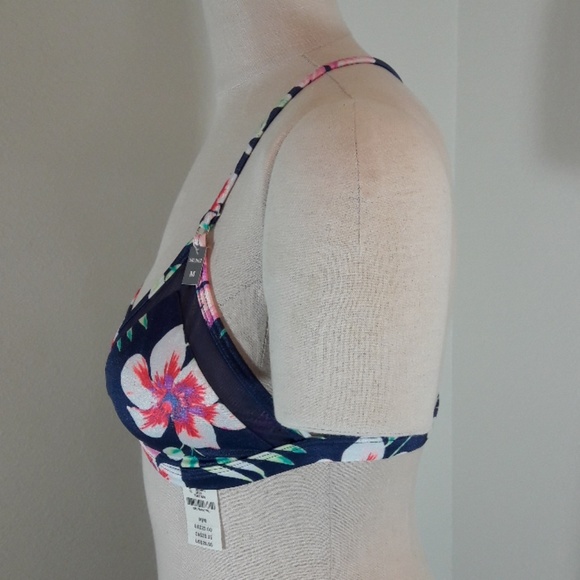 VS PINK Navy Blue Floral Bralette - Picture 4 of 8